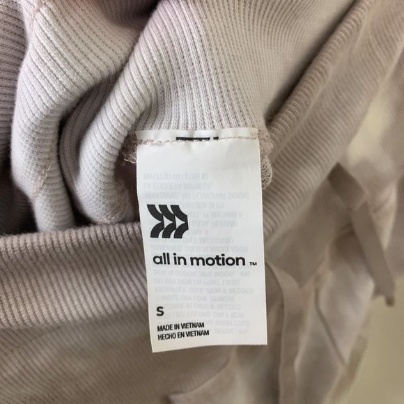 All in Motion tan ribbed tie dye side pocket joggers small - Picture 5 of 6